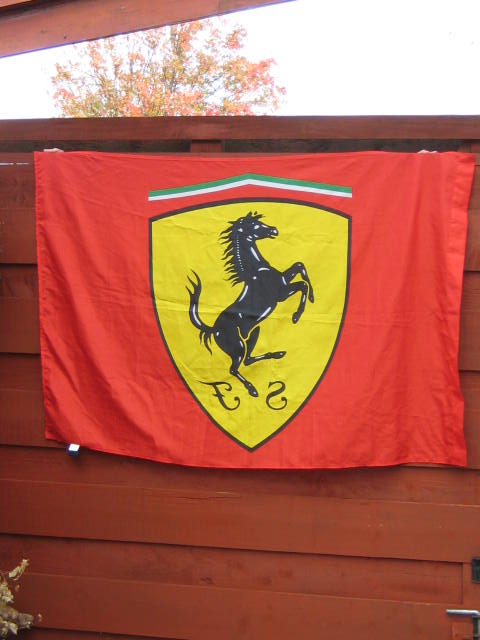 Click the image for more info FERRARI FLAG FERRARI