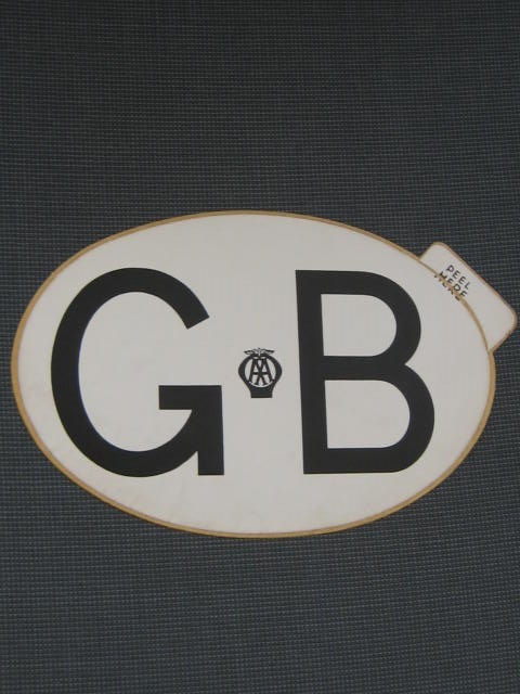 Click the image for more info 1950'S - 1960'S AA GB STICKER / DECAL 1950'S