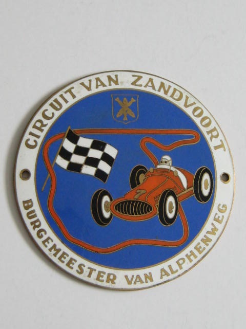 Click the image for more info CIRCUIT VAN ZANDVOORT CAR BADGE CIRCUIT