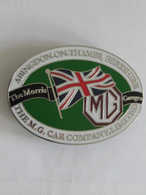 Click the image for more info THE MG CAR COMPANY CAR BADGE THE