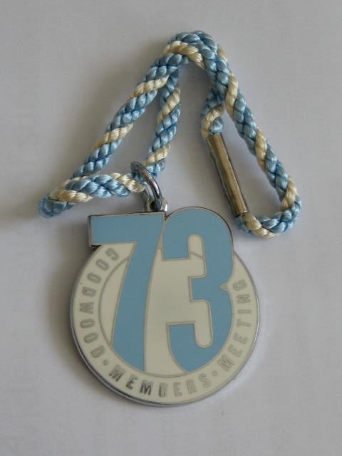 Click the image for more info 73 GOODWOOD MEMBERS MEETING BADGE 73