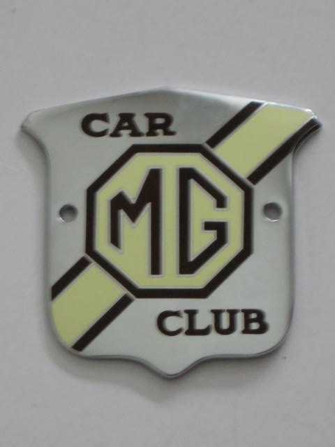 Plaque émaillée Auto Club Firenze - Automobilia MG, Jaguar, Triumph, Audi, VW