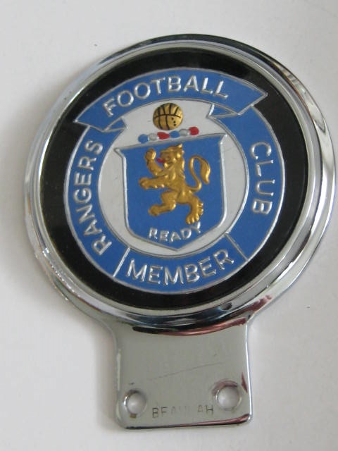 Click the image for more info RANGERS FOOTBALL CLUB MEMBERS CAR BADGE RANGERS