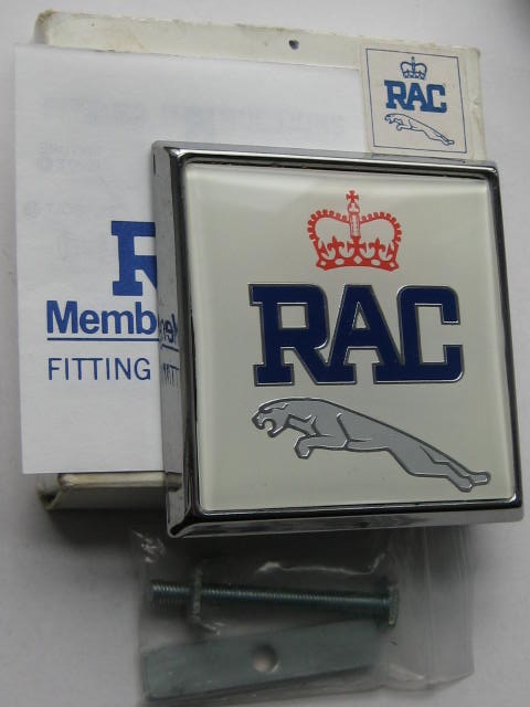 Click the image for more info RAC JAGUAR GRILLE BADGE RAC