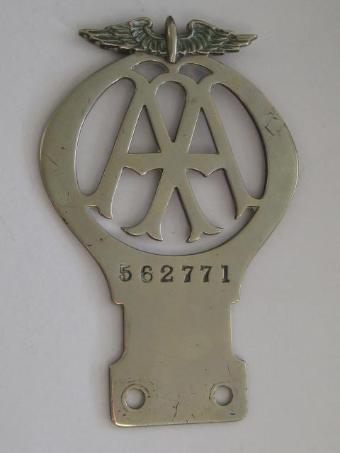 Click the image for more info AA BADGE 1924 - 1928 AA
