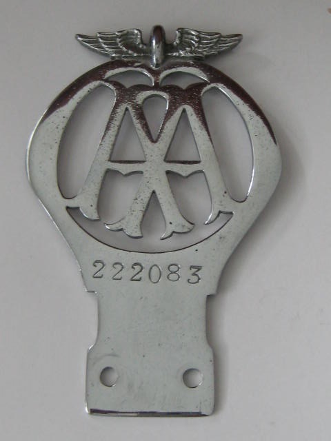 Click the image for more info AA CAR BADGE 1911 - 1924 AA