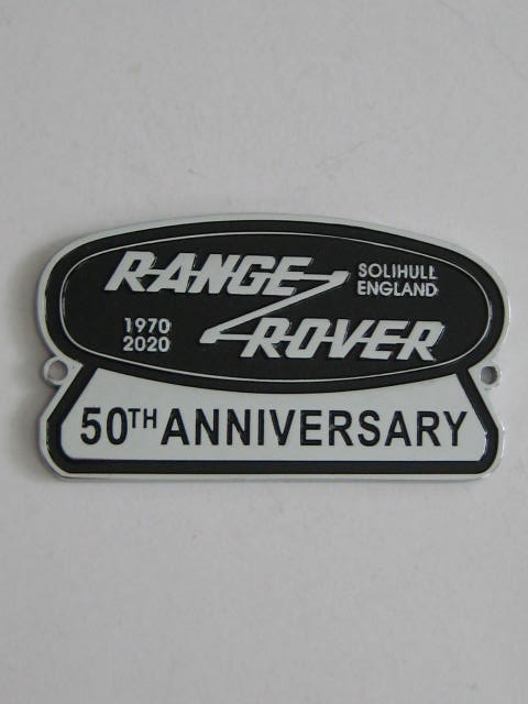 Click the image for more info RANGE ROVER 50TH ANNIVERSARY GRILLE BADGE RANGE