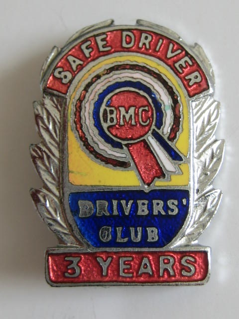 Click the image for more info BMC DRIVERS CLUB 3 YEARS PIN BADGE BMC