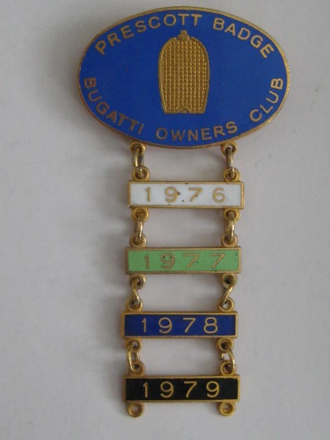 Click the image for more info BUGATTI OWNERS CLUB PRESCOTT BADGE BUGATTI