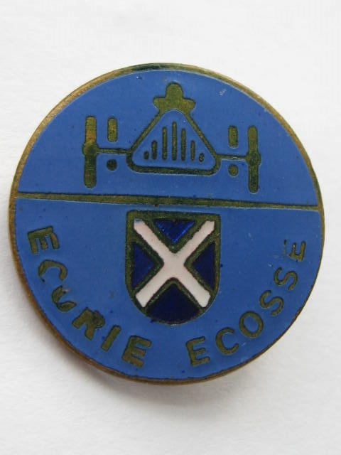 Click the image for more info 1950'S - 1960'S ECURIE ECOSSE LAPEL BADGE 1950'S