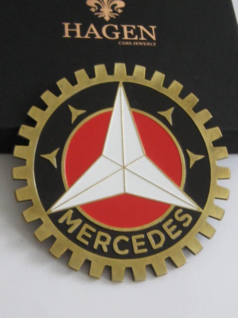 Click the image for more info MERCEDES CAR GRILLE BADGE BOXED MERCEDES