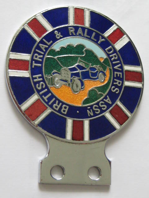 Click the image for more info BRITISH TRIAL & RALLY DRIVERS CAR BADGE BRITISH