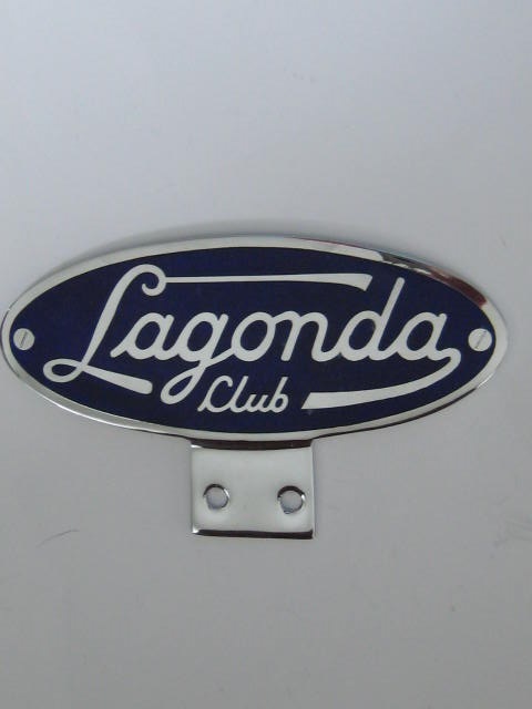 Click the image for more info LAGONDA CLUB CAR BADGE LAGONDA