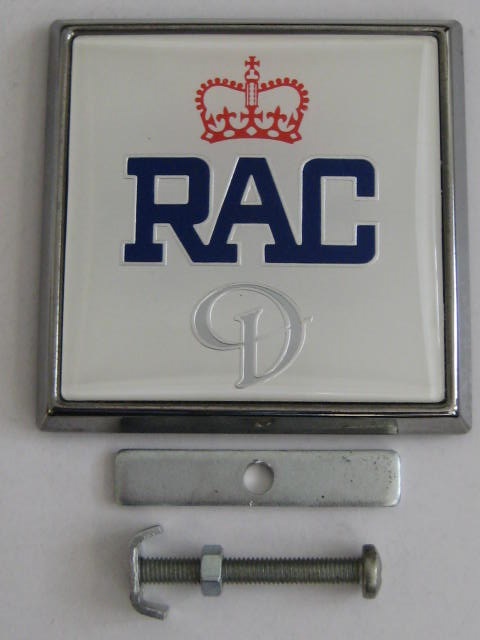 Click the image for more info RAC DAIMLER CAR BADGE RAC