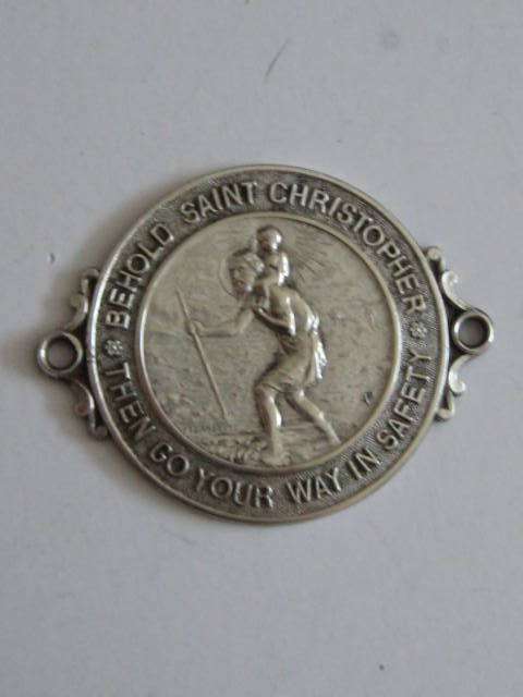Click the image for more info ST.CHRISTOPHER DASHBOARD PLAQUE ST.CHRISTOPHER