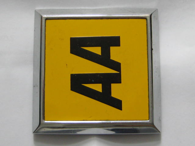 Click the image for more info AA BADGE 1967 ON AA
