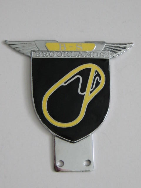 Click the image for more info BROOKLANDS SOCIETY CAR BADGE BROOKLANDS