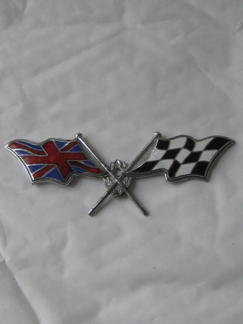Car Grille Badge Kent County Flag FREE FIXINGS
