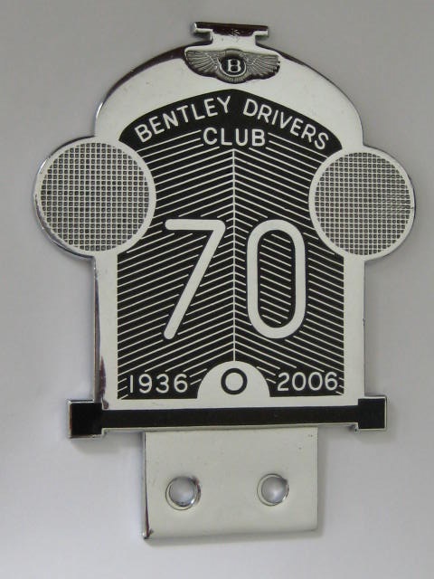 Click the image for more info BENTLEY DRIVERS CLUB 1936 - 2006 70TH ANNIVERSARY BENTLEY