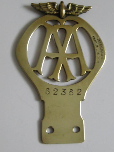 Click the image for more info AA CAR BADGE FROM 1912 / 1913 AA