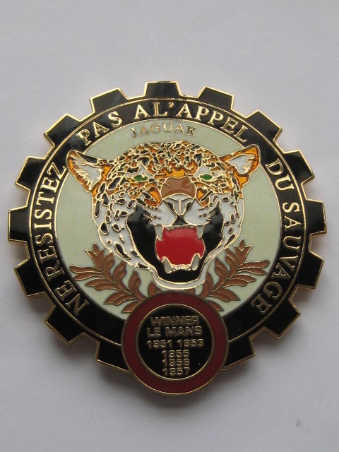 Click the image for more info JAGUAR LE MANS WINNERS BADGE JAGUAR