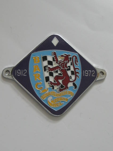 Click the image for more info BRITISH AUTOMOBILE RACING CLUB 60TH ANNIVERSARY CAR BADGE BRITISH