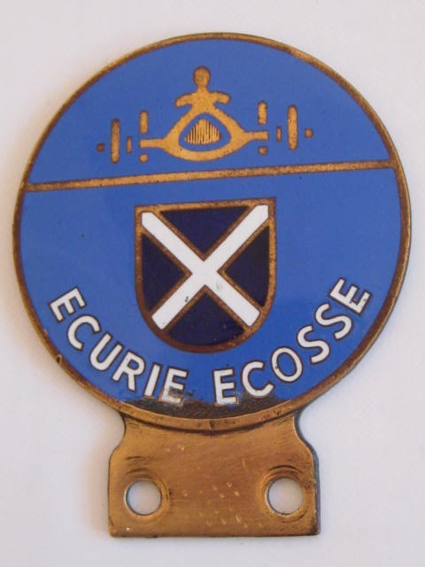 Click the image for more info ECURIE ECOSSE CAR GRILLE BADGE ECURIE