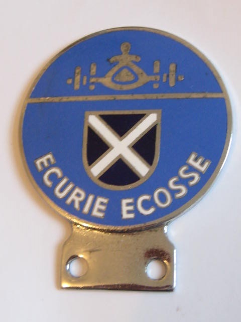 Click the image for more info ECURIE ECOSSE CAR BADGE ECURIE