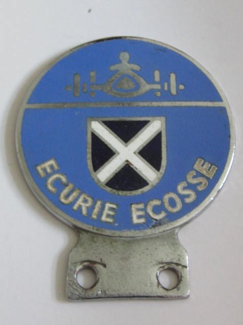 Click the image for more info ECURIE ECOSSE CAR BADGE ECURIE