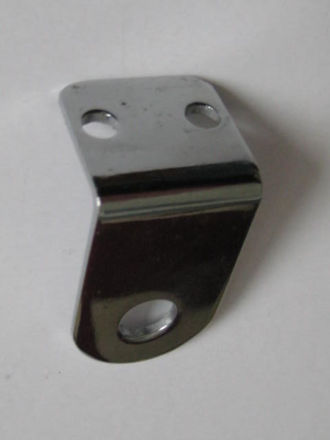 Click the image for more info CHROME BADGE BRACKET CHROME