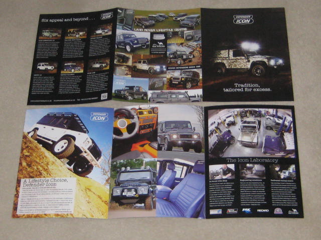 Click the image for more info DEFENDER ICON BROCHURE DEFENDER