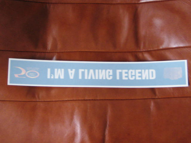 Click the image for more info I'M A LIVING LEGEND DECAL I'M