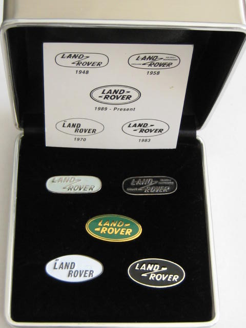 Click the image for more info LAND ROVER 40TH ANNIVERSARY PIN BADGE SET LAND