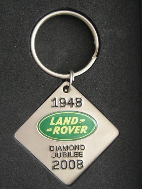 Click the image for more info LAND ROVER 60TH ANNIVERSARY DIAMOND JUBILEE KEY RING LAND