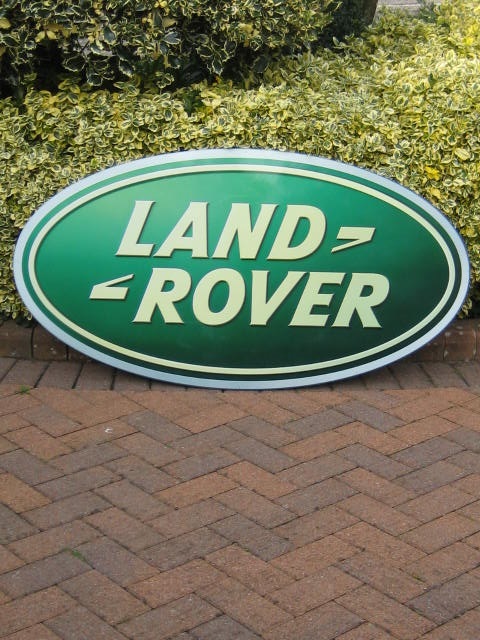 Click the image for more info LAND ROVER SIGN LAND