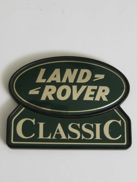 Click the image for more info LAND ROVER CLASSIC BADGE LAND