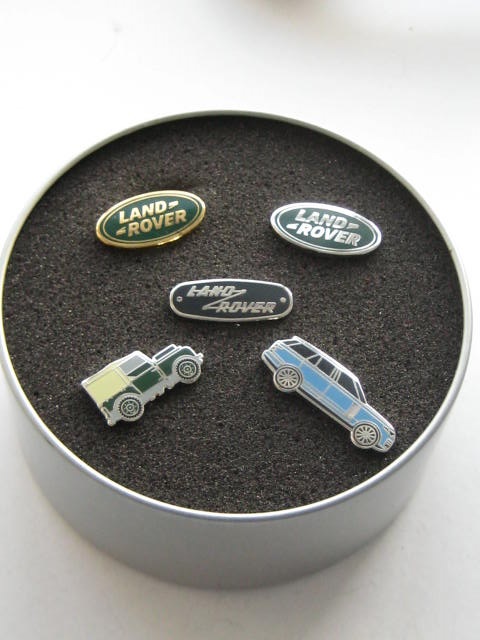 Click the image for more info LAND ROVER 70TH ANNIVERSARY JUBILEE PIN BADGE SET LAND