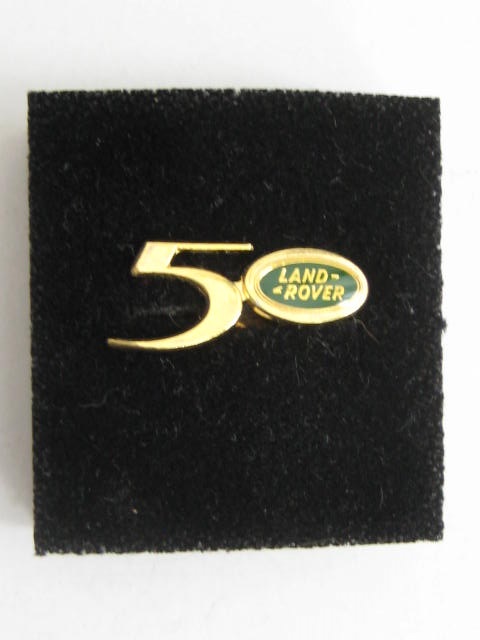 Click the image for more info LAND ROVER 50TH PIN BADGE LAND