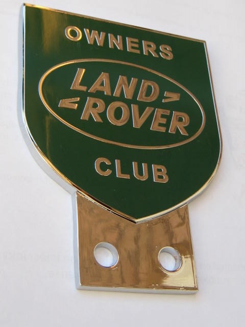 Click the image for more info LAND ROVER OWNERS CLUB BADGE LAND