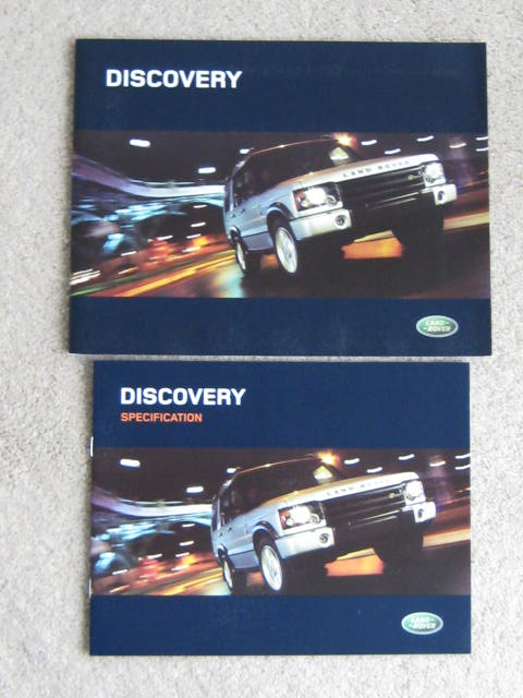Click the image for more info 2003 DISCOVERY BROCHURES 2003