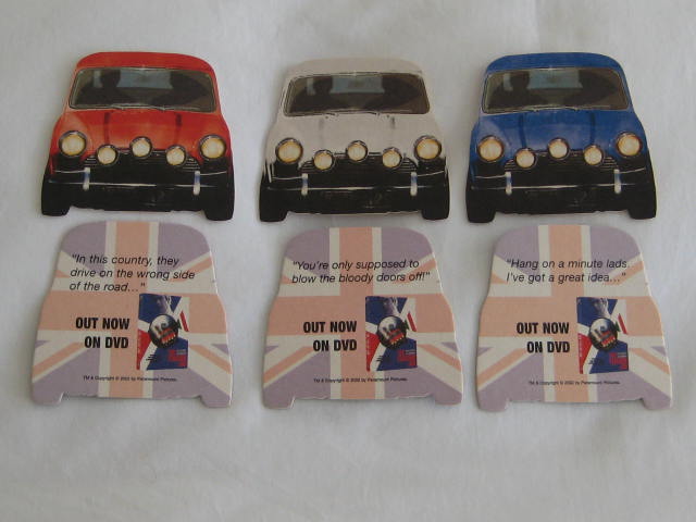 Click the image for more info 3 ITALIAN JOB BEER MATS 3